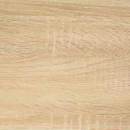 OHS Manhattan Round Nesting Side Coffee Table with Metal Frame in Light Oak - thumbnail 6