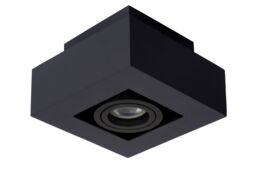 Lucide 'XIRAX' Dimmable Stylish Rotatable Indoor Ceiling Spotlight GU10 in Black - thumbnail 2