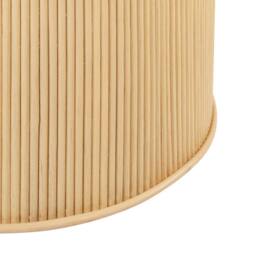 Wyld and Coco Ilios Set of 2 Natural Rattan Round Coffee Tables - Boho Nesting Duo - thumbnail 7