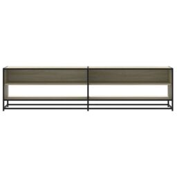 Berkfield Home TV Cabinet Sonoma Oak 180x40x46 cm Engineered Wood in Brown - Size: 180 x 40 x 46 cm - thumbnail 4