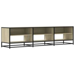 Berkfield Home TV Cabinet Sonoma Oak 180x40x46 cm Engineered Wood in Brown - Size: 180 x 40 x 46 cm - thumbnail 2