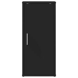 Berkfield Home Shoe Cabinets 2 pcs Black 32x35x70 cm Engineered Wood - Size: 32 x 35 x 70 cm - thumbnail 4
