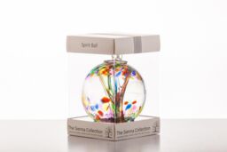 Sienna Glass 10cm Spirit Ball Multicoloured Pink - thumbnail 5