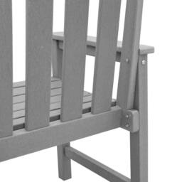 Berkfield Home Modern Garden Dining Chairs 6 pcs Light Grey 65.5x55.5x88 cm HDPE - thumbnail 8