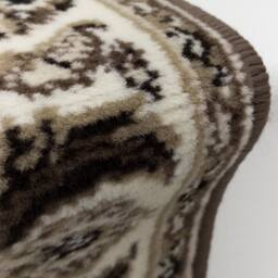 runrug Stair Runner Carpet for Staircases - Soft & Comfy, 9mm - 'Kashan' in Brown - Size: 60 cm x 600 cm - thumbnail 2