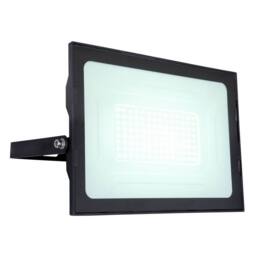 Netlighting Helga I 10000lm Outdoor Flood Light Black IP44 Glass Shade LED 6000K - thumbnail 1