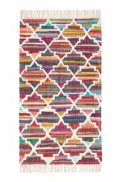 Homescapes Amsterdam Handwoven Cotton Chindi Kilim Pattern Rug - Size: 160 cm x 230 cm - thumbnail 2