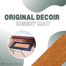 Marco Paul Tan Coir Plain Nonslip Doormat Insert 53x23cm in Beige - Size: 100 cm diameter - thumbnail 4