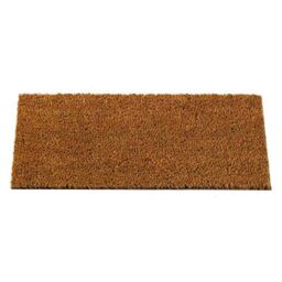 Marco Paul Tan Coir Plain Nonslip Doormat Insert 53x23cm in Beige - Size: 100 cm diameter - thumbnail 2