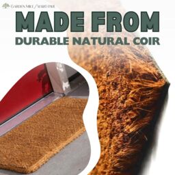Marco Paul Tan Coir Plain Nonslip Doormat Insert 53x23cm in Beige - Size: 100 cm diameter - thumbnail 7