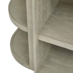Lemon Pavilion Furniture and Decor Saltaire Collection 3-Shelf Unit - Pine - L45 x W153 x H110 cm - Grey - thumbnail 4