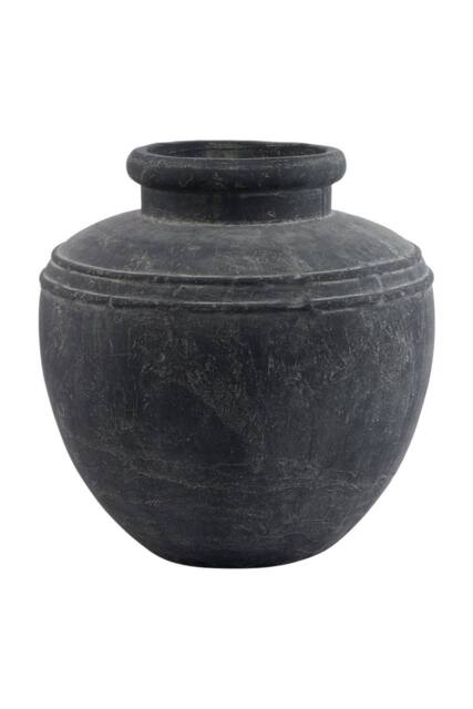 KDMD Amalfi Large Grey Water Pot for Rustic & Modern Decor - image 1