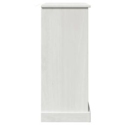 Berkfield Home Bathroom Cabinet with Storage White Solid pine wood - thumbnail 7