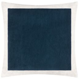 Yard Auden Matte Velvet Cushion in Indigo - Size: 50 cm x 50 cm - thumbnail 2