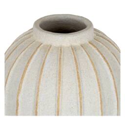 Hill Interiors Grove Globe Vase 30cm x 29cm x 29cm in White - Size: 30 cm x 29 cm x 29 cm - thumbnail 2