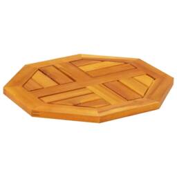 Berkfield Home Table Top 40x40x2 cm Octagonal Solid Wood Acacia in Brown - Size: 40 x 40 x 2 cm - thumbnail 4