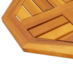 Berkfield Home Table Top 40x40x2 cm Octagonal Solid Wood Acacia in Brown - Size: 40 x 40 x 2 cm - thumbnail 7