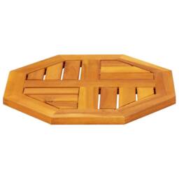 Berkfield Home Table Top 40x40x2 cm Octagonal Solid Wood Acacia in Brown - Size: 40 x 40 x 2 cm - thumbnail 5