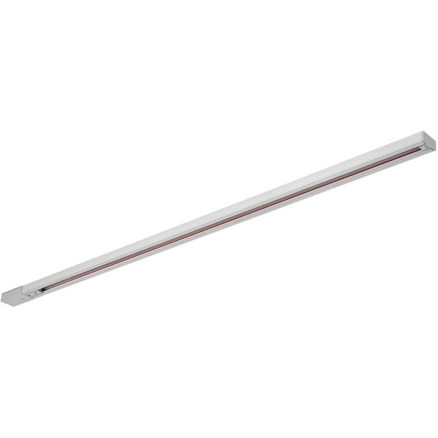 Loops 2m Commercial Lighting Display Track - Live & Dead Ends - Silver - Single Circuit in Metallics - image 1