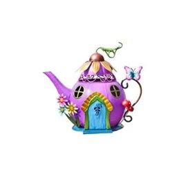 Marco Paul Pink Resin Fairy House 33cm (Teapot Studio) - thumbnail 2