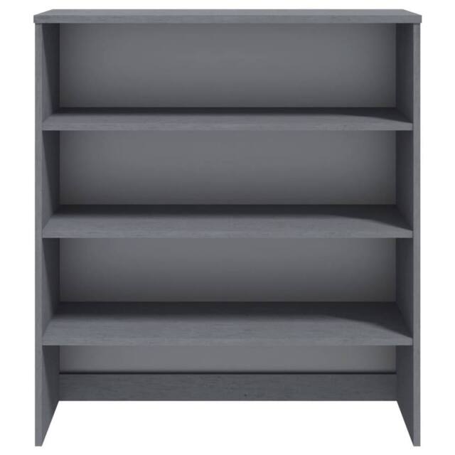 Berkfield Home Top for Highboard HAMAR Dark Grey 90x30x100cm Solid Wood Pine - Size: 90 x 30 x 100 cm - image 1