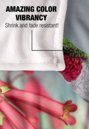 JQ Licensing Royce Mcclure Hummingbirds Silky Touch Super Soft Throw Blanket 152 X 127 cm in White - thumbnail 4
