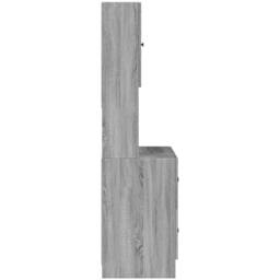 Berkfield Home Kitchen Cabinet Grey Sonoma 95x50x180 cm Engineered Wood - Size: 95 x 50 x 180 cm - thumbnail 5