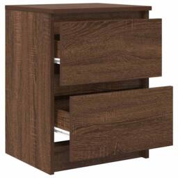 Berkfield Home TV Cabinet Brown Oak 40x35x54 cm Engineered Wood - Size: 40 x 35 x 54 cm - thumbnail 5
