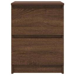 Berkfield Home TV Cabinet Brown Oak 40x35x54 cm Engineered Wood - Size: 40 x 35 x 54 cm - thumbnail 6