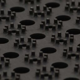 Berkfield Home Mat Rubber 22 mm 80x120 cm in Black - thumbnail 4