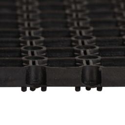 Berkfield Home Mat Rubber 22 mm 80x120 cm in Black - thumbnail 2