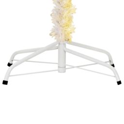 Berkfield Home Artificial Christmas Tree with Iridescent Tips White 240 cm PVC - thumbnail 5