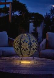 Garden Greatness Solar Hanging Globe Lantern - Size: 1 Pack - thumbnail 1