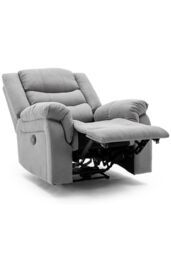 More4Homes Seattle Electric Recliner Fabric 1+3 Seater Sofa Set in Grey - thumbnail 5