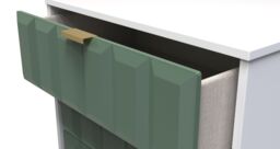 Ready Assembled 2 U Metro 3 Drawer Chest (Ready Assembled) in Green - thumbnail 5