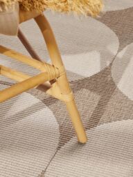 THE RUGS Reversible Weatherproof Indoor Outdoor Rug Polypropylene Durable in Beige - Size: 200 cm x 290 cm - thumbnail 6