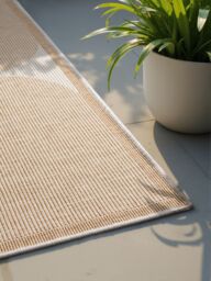 THE RUGS Reversible Weatherproof Indoor Outdoor Rug Polypropylene Durable in Beige - Size: 200 cm x 290 cm - thumbnail 4