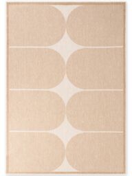 THE RUGS Reversible Weatherproof Indoor Outdoor Rug Polypropylene Durable in Beige - Size: 200 cm x 290 cm - thumbnail 1