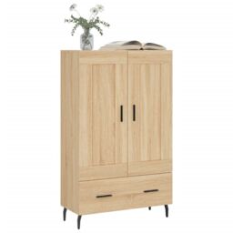 Berkfield Home Highboard Sonoma Oak 69.5x31x115 cm Engineered Wood in Brown - thumbnail 3