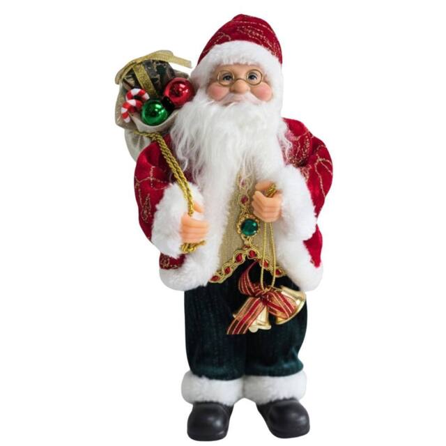 Smartbies Santa Claus Figurine Standing Christmas Decoration in Red - Size: 1 Pack - image 1