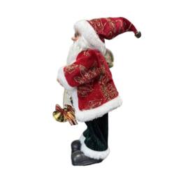 Smartbies Santa Claus Figurine Standing Christmas Decoration in Red - Size: 1 Pack - thumbnail 8