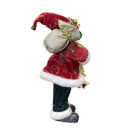 Smartbies Santa Claus Figurine Standing Christmas Decoration in Red - Size: 1 Pack - thumbnail 7