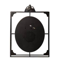 WILLIAM WIDDOP Square Wall Clock With Moving Gears & Metal Frame in Bronze - thumbnail 5
