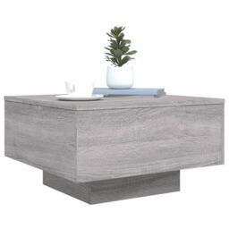 Berkfield Home Coffee Table Grey Sonoma 55x55x31 cm Engineered Wood - Size: 55 x 55 x 31 cm - thumbnail 4
