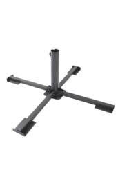 Living and Home Portable Foldable Cross Parasol Base Patio Umbrella Stand in Black - thumbnail 5