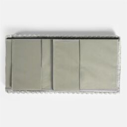 OHS Ribbed Fleece 6 Draw Storage Chest Shoe Organiser Cabinet in Light Grey - thumbnail 3