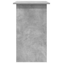 Berkfield Home Desk Concrete Grey 80x45x74 cm Engineered Wood - Size: 80 x 45 x 74 cm - thumbnail 5