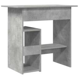 Berkfield Home Desk Concrete Grey 80x45x74 cm Engineered Wood - Size: 80 x 45 x 74 cm - thumbnail 6