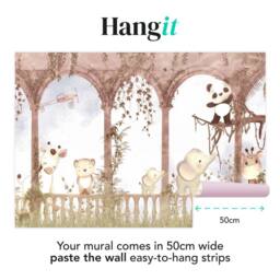 Superfresco Easy Animal Arch Natural Print To Order 3m x 2.8m Mural in Beige - thumbnail 3