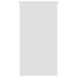 Berkfield Home Modern Desk White 80x40x75 cm Engineered Wood - Size: 80 x 40 x 75 cm - thumbnail 4
